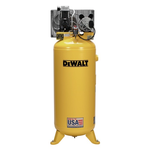 Air Compressors | Dewalt DXCM602.COM 3.7 HP 60 Gallon 175 Max PSI 13.4 SCFM @ 40 PSI 11.5 SCFM @ 90 PSI Oil-Lube Electric Stationary Vertical Air Compressor image number 0