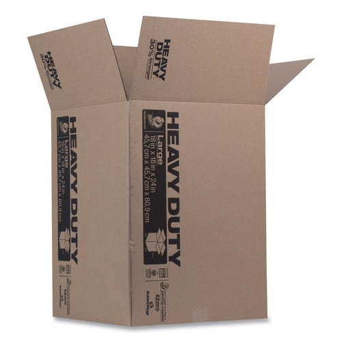Mothers Day Sale! Save an Extra 10% off your order | Duck 280727 18 in. x 18 in. x 24 in. Regular Slotted Container (RSC) Heavy-Duty Box - Brown image number 0
