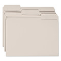  | Smead 12343 Colored File Folders with Assorted 1/3-Cut Tab Positions - Letter, Gray (100/Box) image number 2