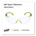 Safety Glasses | 3M 7100079049 Solus 1000-Series Safety Glasses - Black/Green Plastic Frame Clear Polycarbonate Lens image number 3