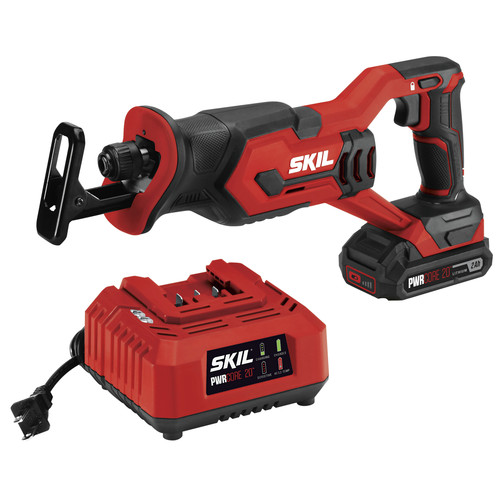 Reciprocating Saws | Skil RS582902 20V PWRCORE20 Brushed Lithium-Ion Cordless Compact Reciprocating Saw Kit (2 Ah) image number 0