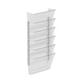  | Storex 70245U06C 13 in. x 4 in. x 14 in. Wall File - Letter Size, Clear (3/Pack) image number 1
