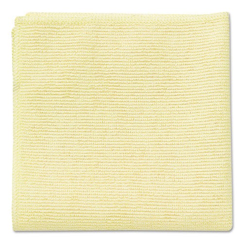 Percentage Off | Rubbermaid Commercial 1820584 16 in. x 16 in. Microfiber Cleaning Cloths - Yellow (24/Pack) image number 0