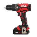 Combo Kits | Skil CB739001 20V PWRCORE20 Brushless Lithium-Ion 1/2 in. Cordless Drill Driver and 1/4 in. Hex Impact Driver Combo Kit (2 Ah) image number 2