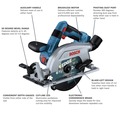 Circular Saws | Factory Reconditioned Bosch GKS18V-22LN-RT 18V Brushless Lithium-Ion Blade-Left 6-1/2 in. Cordless Circular Saw (Tool Only) image number 4