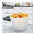 Food Trays, Containers, and Lids | Dart 12SJ20 12 oz. Foam Food Containers - White (500/Carton) image number 6