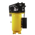 Portable Air Compressors | EMAX ESS10V080V1 10 HP 80 Gallon 2-Stage Single-Phase 38 CFM @100 PSI Industrial V4 Splash Lubricated Pump Electric SILENT Air Compressor image number 4