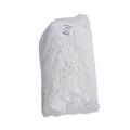 Mops | Boardwalk BWK2032RCT No. 32 Rayon Cut-End Wet Mop Head - White (12/Carton) image number 1