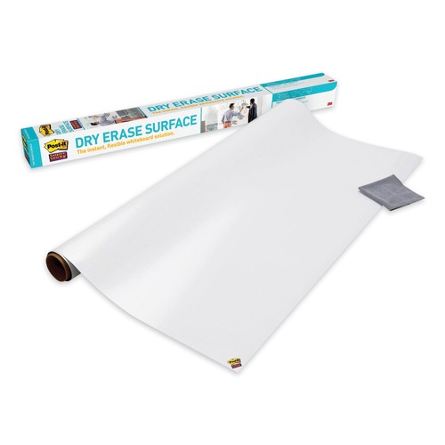  | Post-it DEF8X4 96 in. x 48 in. Dry Erase Surface with Adhesive Backing - White Surface image number 0