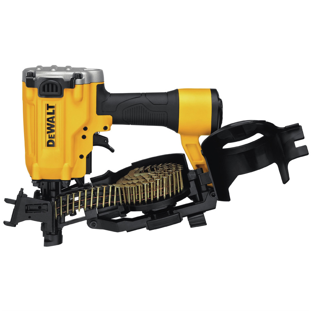 DEWALT 15 Deg 13/4 in. Pneumatic Coil Roofing Nailer DW45RN new