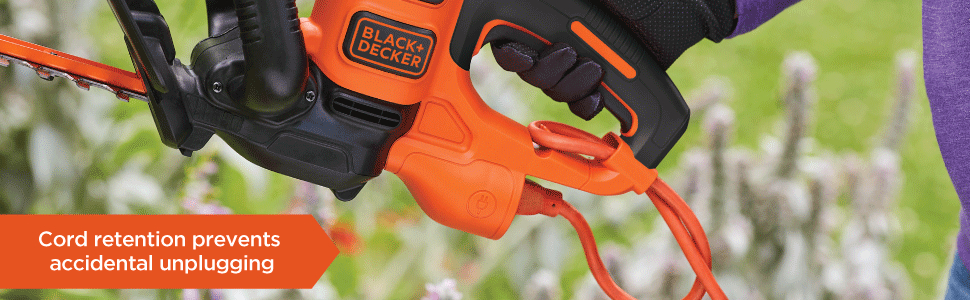 BLACK+DECKER Electric Hedge Trimmer, 22-Inch (BEHT350)