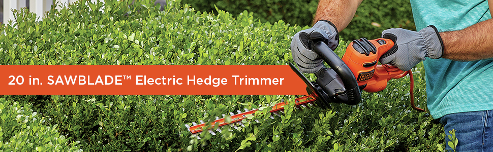 20 in Sawblade Electric hedge trimmer