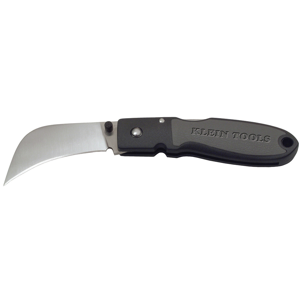 Klein Tools 44005 Stainless Steel Lockback Knife with 2-5/8-Inch Hawkbill Blade