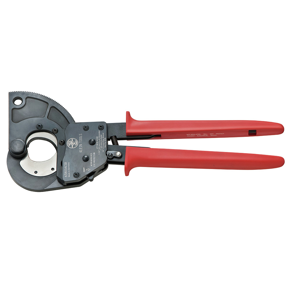 Klein Tools 63800ACSR ACSR Ratcheting Cable Cutter with High-Leverage Ratcheting Mechanism and a 477 MCM ACSR Capacity