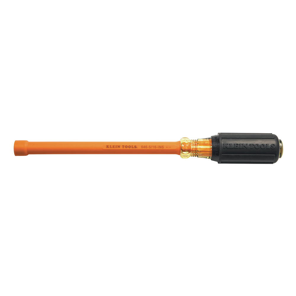 Klein tools 646-5/16-INS 5/16-Inch Insulated Cushion Grip Nut Driver with 6-Inch Shank
