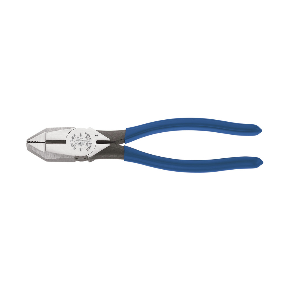 Klein Tools D201-8 Lineman's Pliers with Induction Hardened Knives 8-Inch