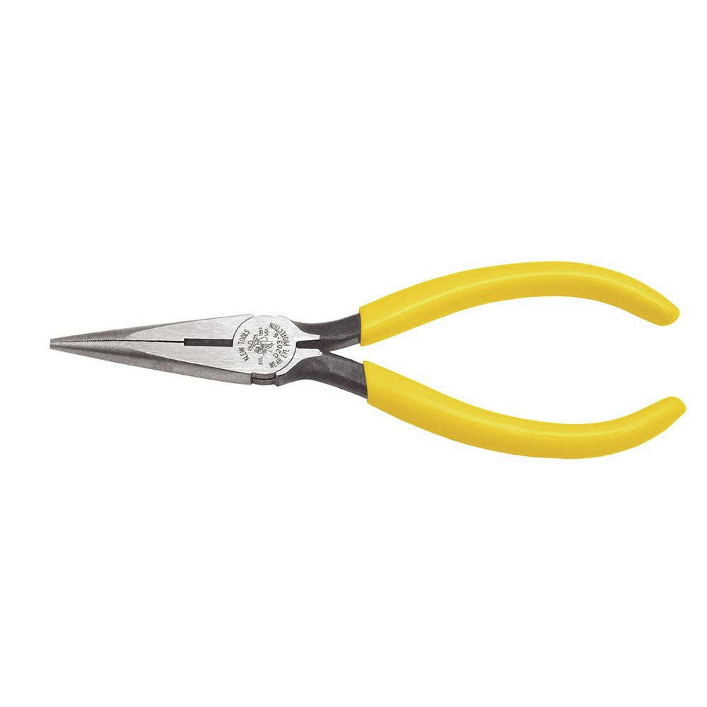 Klein Tools D203-6 Long Nose Side-Cutter Pliers 6-Inch