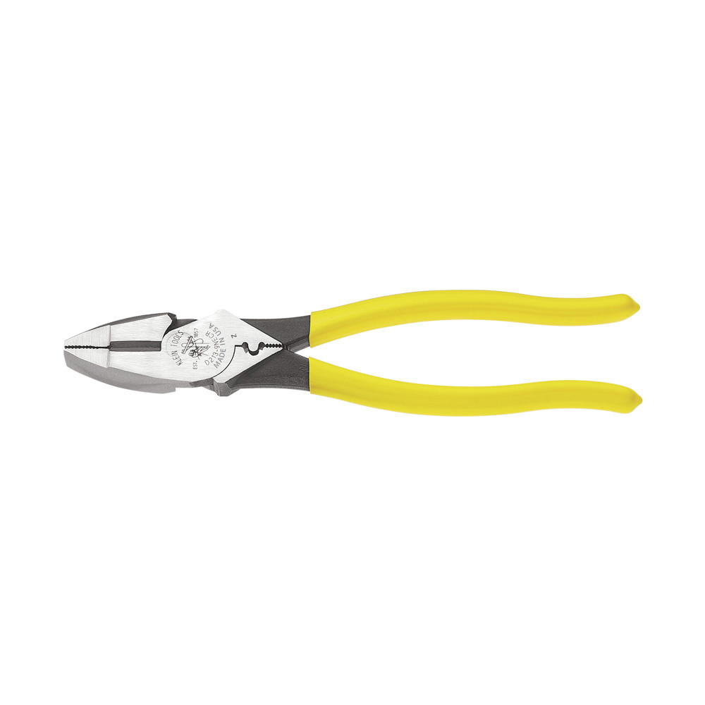 Klein Tools D213-9NE-CR Lineman's Crimping Pliers 9-Inch