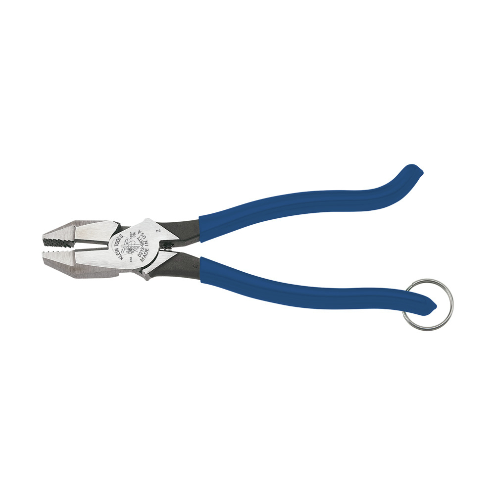 Klein Tools D213-9STT Ironworker Pliers with Heavy Duty Knurled Jaws