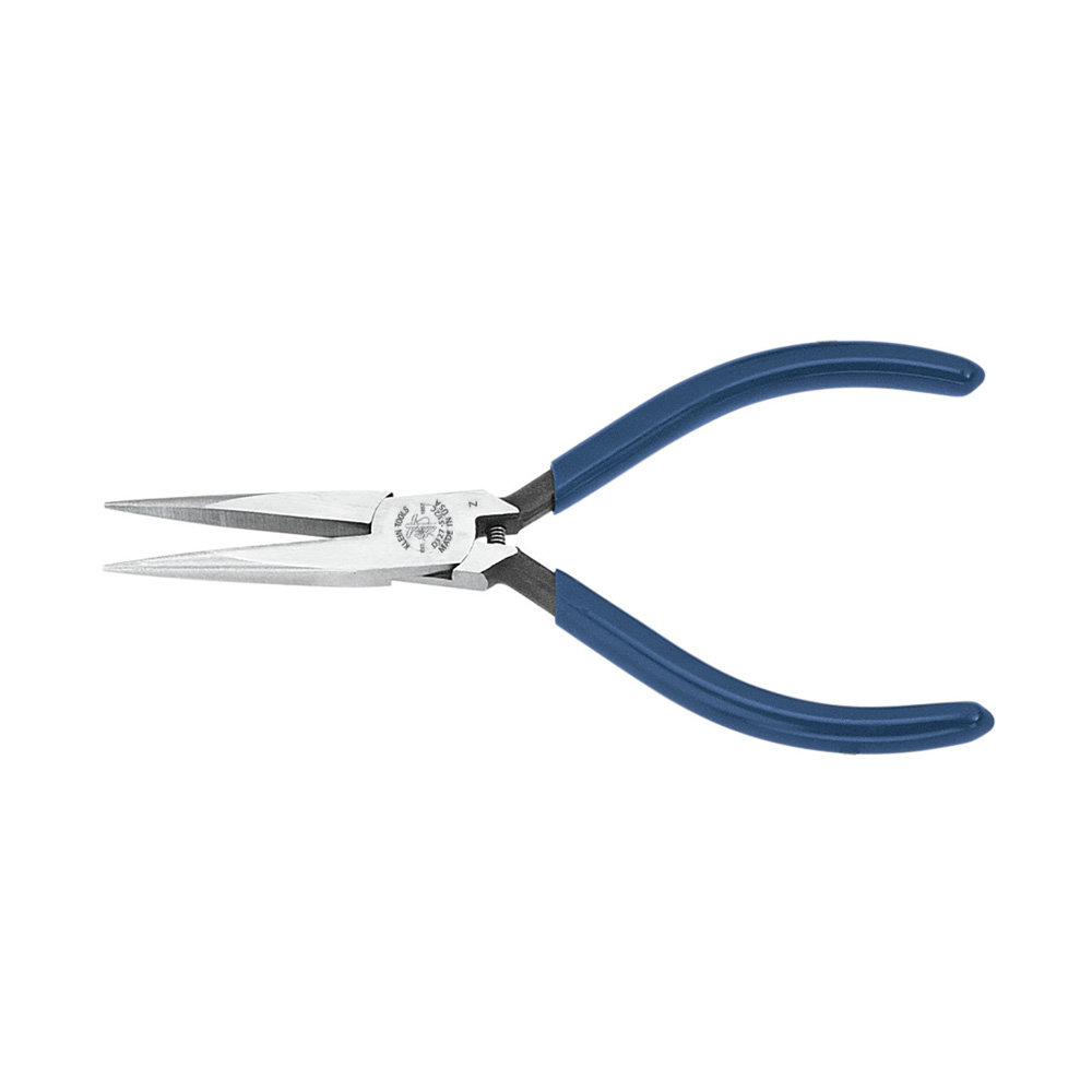 Klein Tools D327-51/2C Pliers, Needle Nose Pliers, Slim, 1/16-Inch Point Diameter, 5-Inch