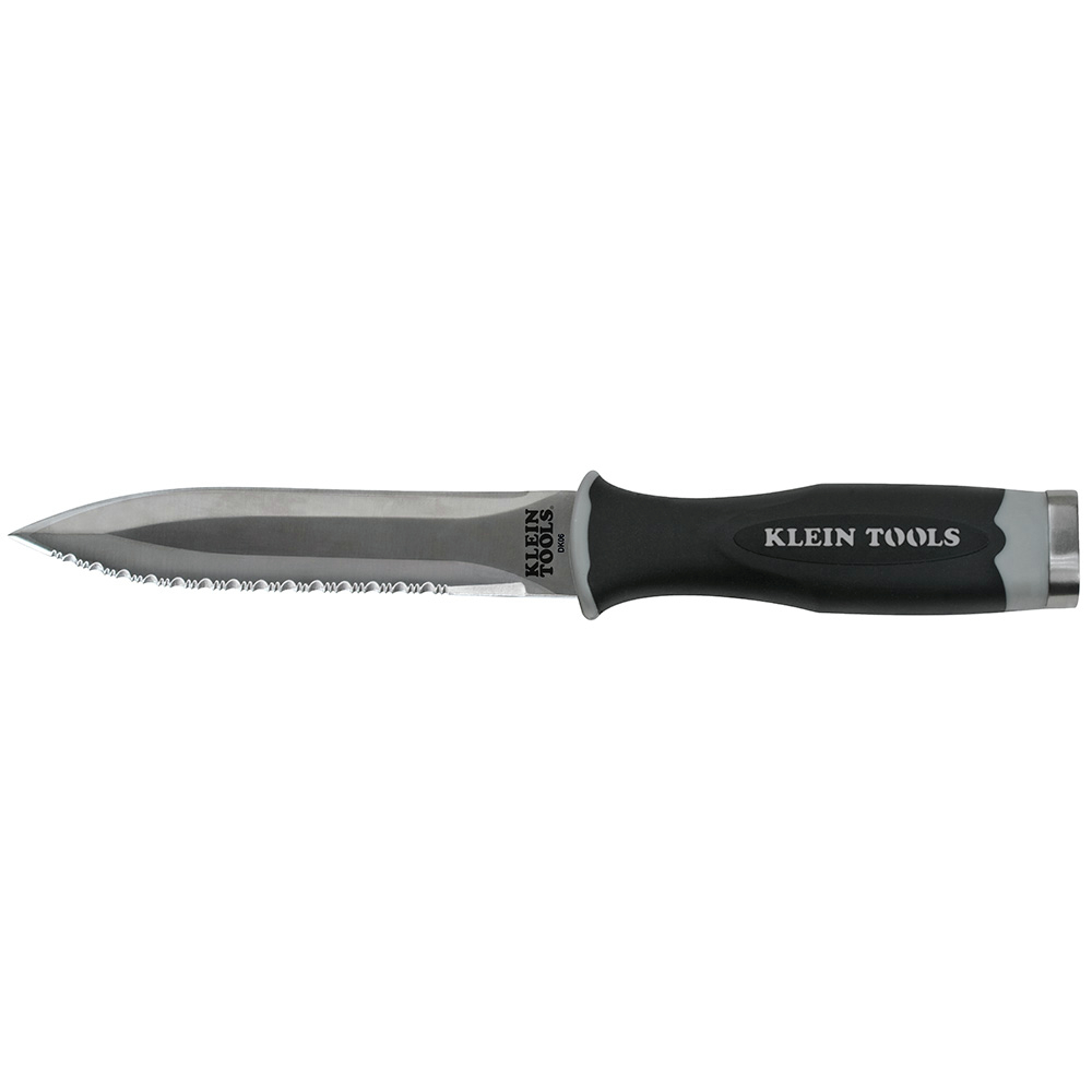 Klein Tools DK06 Serrated Stainless Steel Bladed Duct Knife
