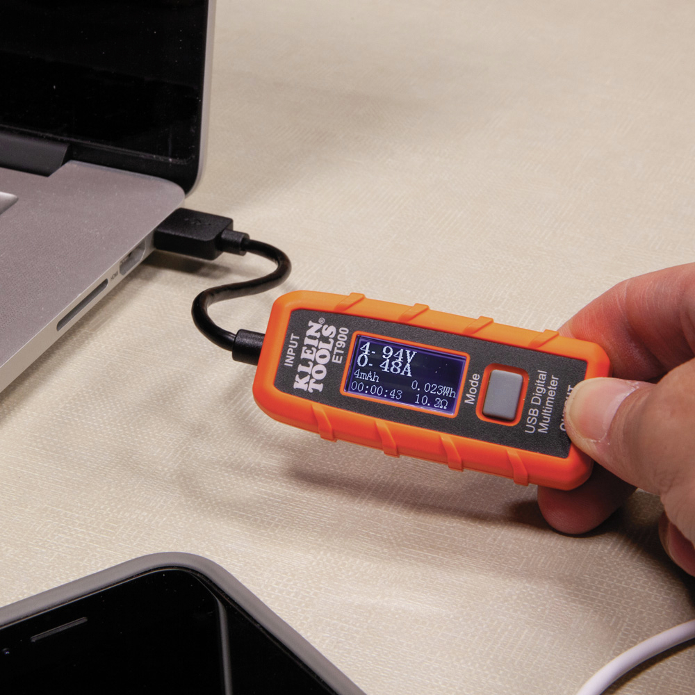 Klein Tools ET900 USB-A Digital Power Meter