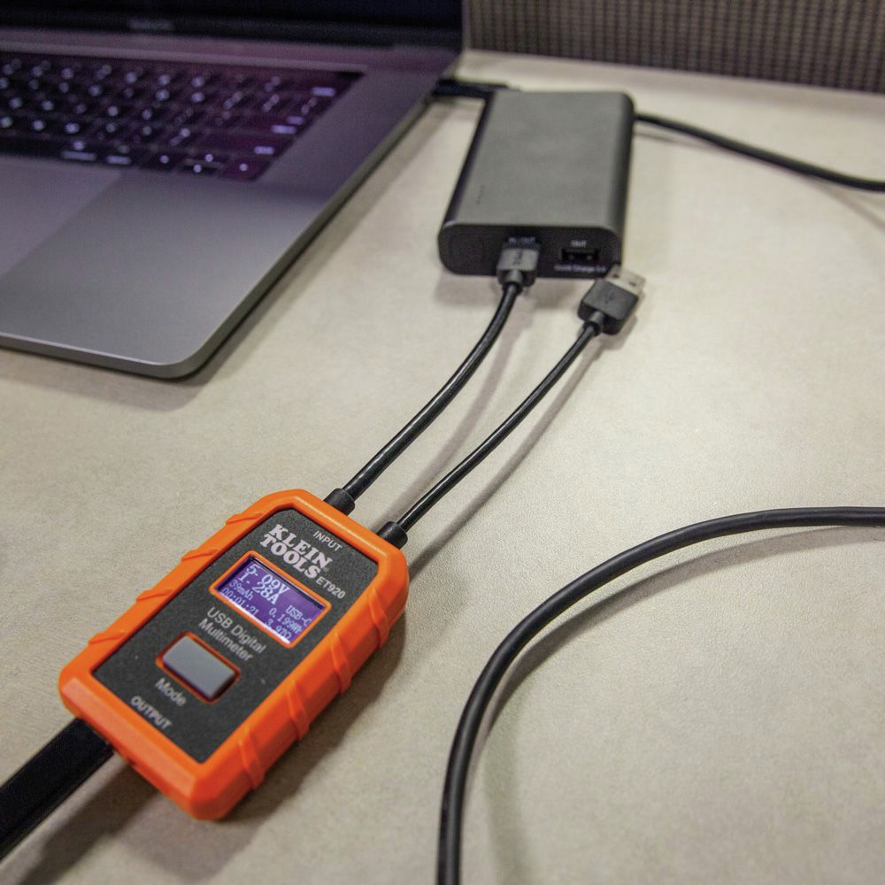 Klein Tools ET920 USB-A and USB-C Digital Power Meter