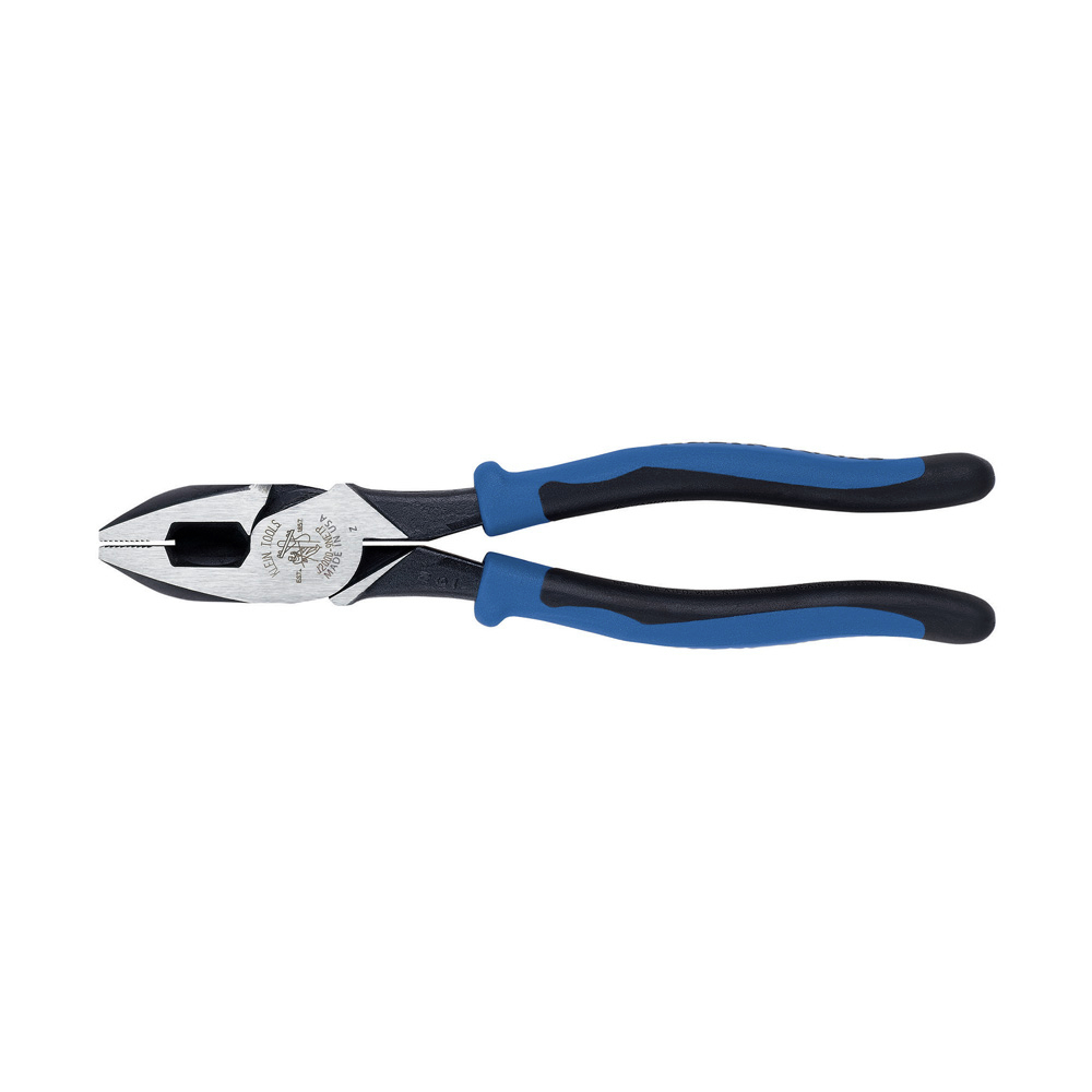 Klein Tools J2000-9NETP 9-Inch Journeyman Wire Pulling Pliers Heavy Duty Side Cutting