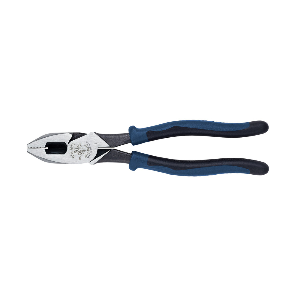 Klein Tools J213-9NETP Journeyman High Leverage Fish Tape Pulling Side Cutting Pliers, 9-1/2-Inch