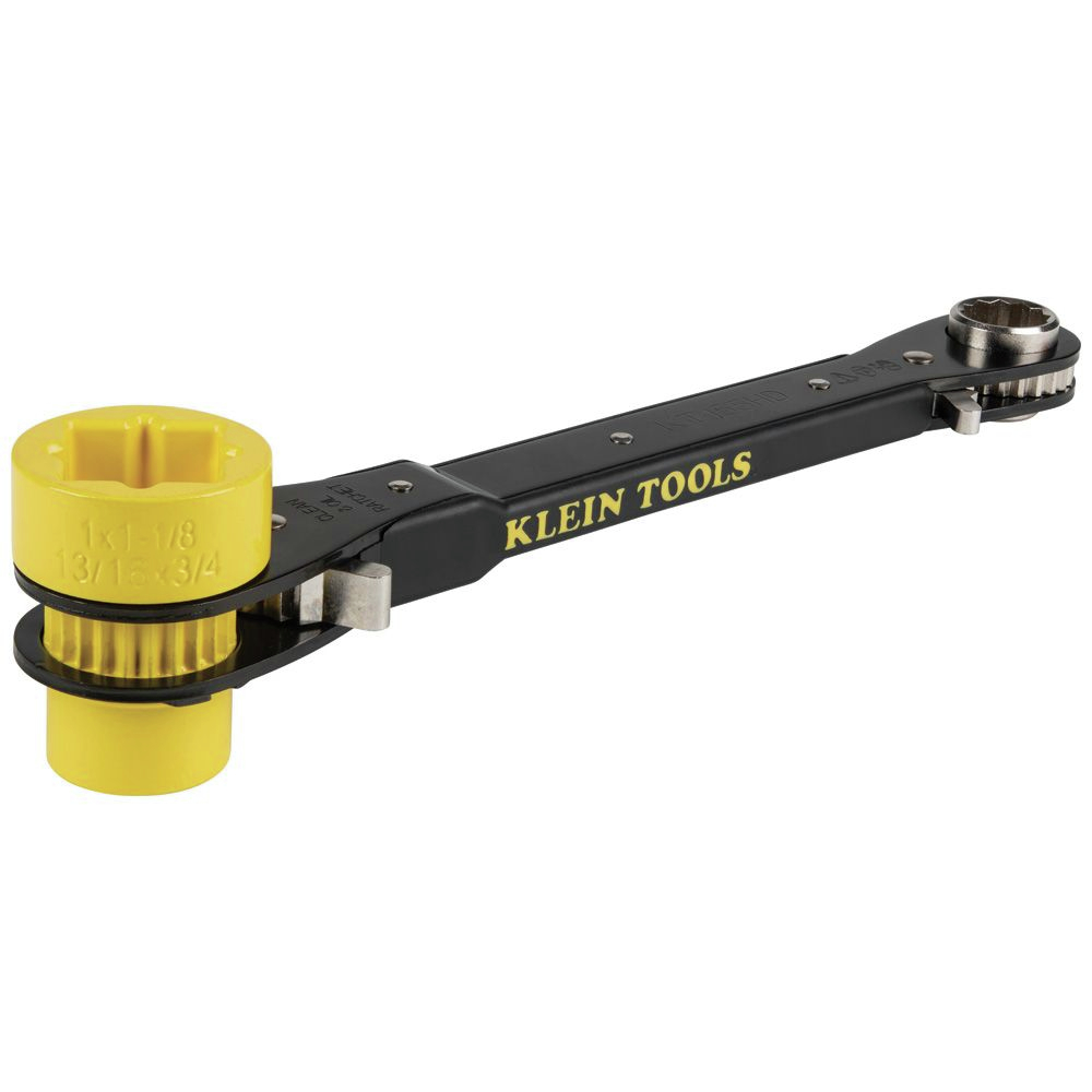 Klein Tools KT155HD Heavy-Duty 6-In-1 Lineman's Ratcheting Wrench