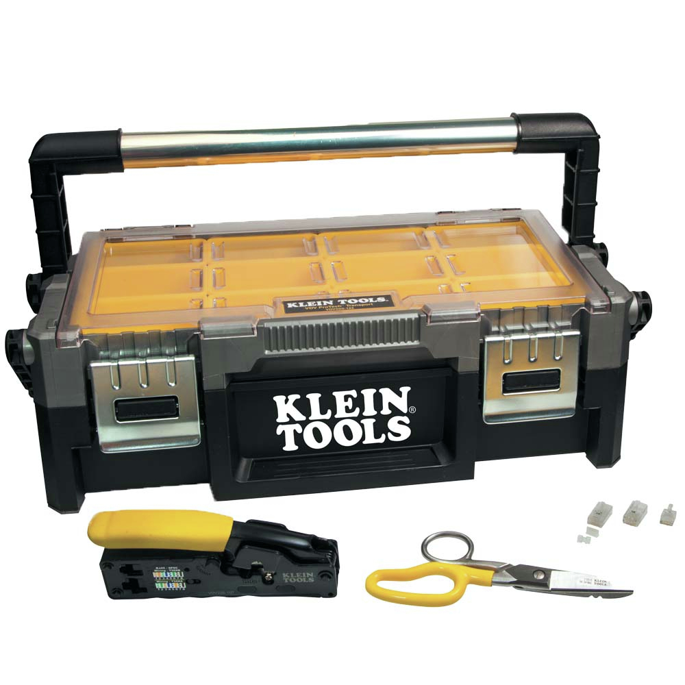 Klein Tools VDV026-831 The VDV ProTech Data Kit Has all the Tools Needed to Install Twisted Pair Cables