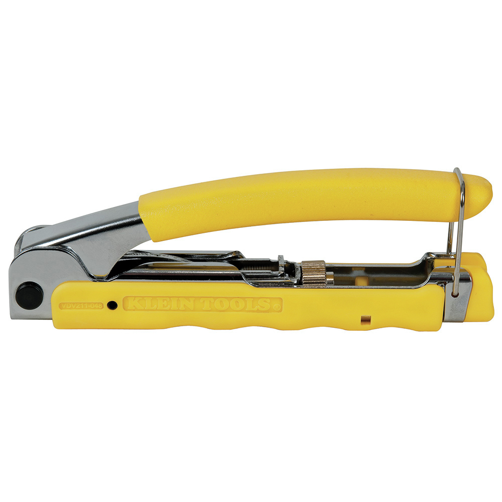 Klein Tools VDV211-048 Compression Crimper, Wire Crimper and Coaxial Crimper for Compression Connectors