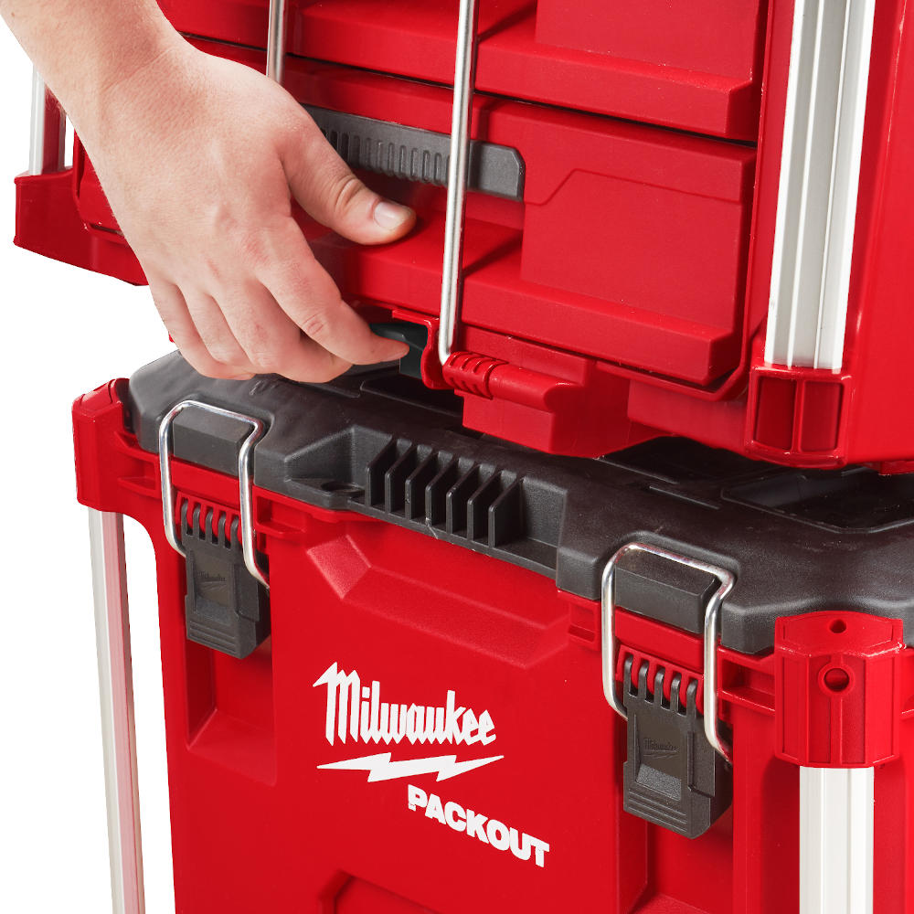 Milwaukee 48228443 PACKOUT 50 lbs. Capacity 3Drawer Tool Box CPO