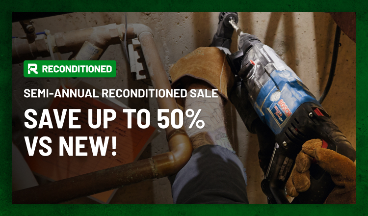 Semi-Annual Reconditioned Sale! Save up to 50% vs New!