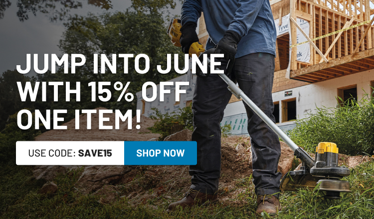 Jump into June with 15% off one Item!