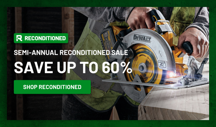 Semi-Annual Reconditioned Sale! Save up to 60% vs New