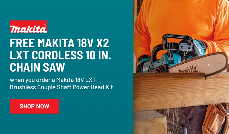 Free Makita 18V X2 LXT Cordless 10 in. Chain Saw